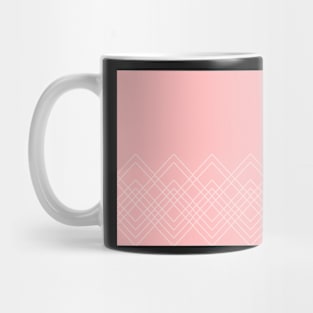 Geometric abstract - pink. Mug